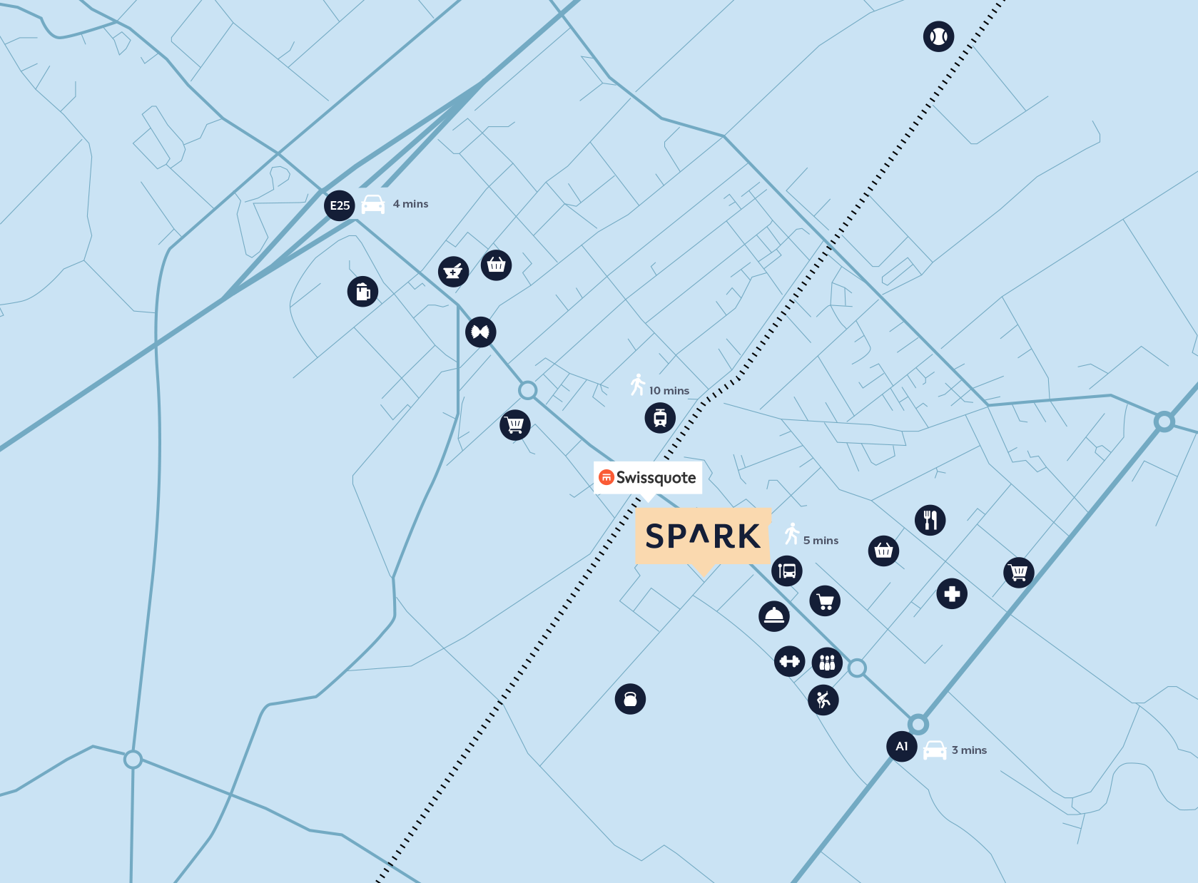 SPARK Gland - Services de proximité